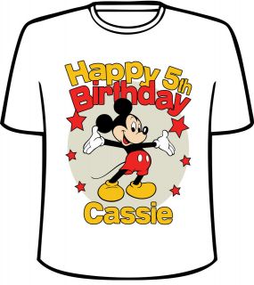 mickey mouse birthday shirt in Clothing, 