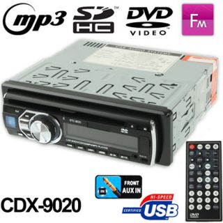 FM / / MPEG 4/ WMA/ CD Radio In Dash Car DVD Audio Player, RCA AUX 