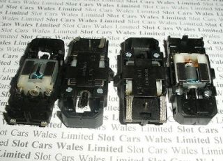 HO MICRO Scalextric   4x Wide Body Chassis   NEW.