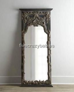   Large 68 BAROQUE FLOOR Leaner Mirror FULL LENGTH Wall Antique Vine