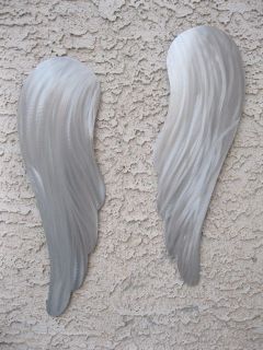   Wall Art Modern Metal Sculpture angel wings metal art holly lentz