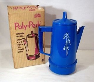 Newly listed Vtg Regal Poly Perk 4   8 Cup Coffee Maker Perculator Pot 