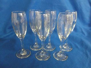 Clear Glass Champagne Flutes/Glasses​***(Set of 6)***