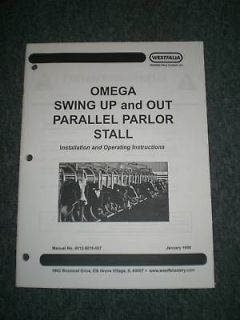 WESTFALIA OMEGA UP AND OUT PARLOR STALL MILKER MANUAL
