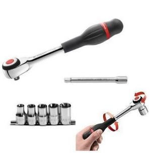 FACOM TOOLS 3/8 SQUARE DRIVE RATCHET SET J.360PACK NEW