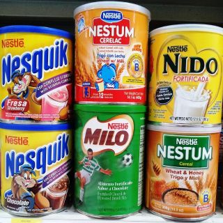 NESTLE LATINO POWDERED MILK DRINK MIX OR CEREAL MIX ~ 7 FLAVOR CHOICES 