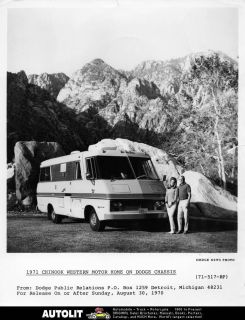 1971 Dodge Chassis Chinook Western Mobile Home Photo