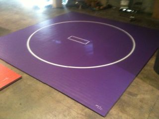 19x18x1.25 Dollamur Flexi Roll® Wrestling MMA Mat   Purple