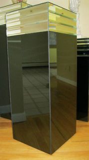 VERTICAL MIRRORED PEDESTALS   ACCENT TABLES