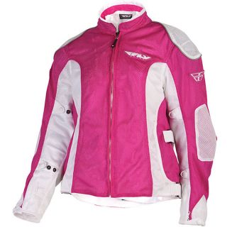FLY Racing Womens CoolPro Mesh Jacket Pink/White SZ XLG 477 8028X