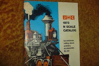 1973JMC N SCALE MODEL RAILROAD CATALOGCON CO​R+RAPIDO+HELJA​N 