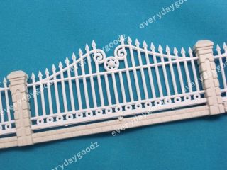 M08  Scale Model Trains Layout Set Fence 1 Meter OO HO