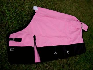 640D Turnout Water Resistant Winter Horse SHEET Light Blanket Pink 