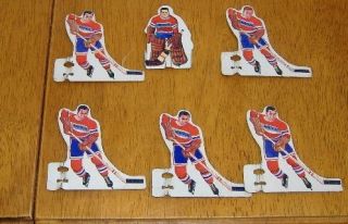 munro team 60s montreal canadians table top hockey