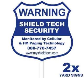 Yard Signs & Poles/Stakes Decals  Warning For Home Security System 