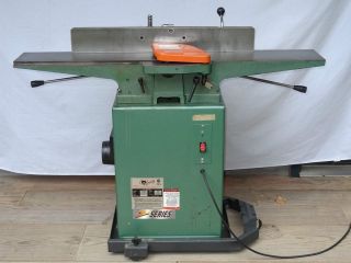 Grizzly 6 Heavy Duty Jointer Model G1182Z w/ mobile base,1 HP, Very 