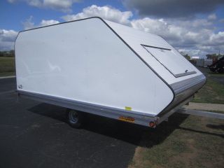 SLED SHED 102x12 ALL ALUMINUM ENCLOSED SNOWMOBILE/ATV TRAILER