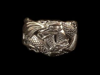 sterling silver dragon rings in Jewelry & Watches