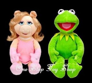 Muppets Build A Bear Miss Piggy and Kermit the Frog Puppets Too 