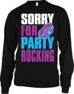 Sorry For Party Rocking Mens Long Sleeve Thermal T shirt Statement 