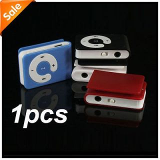 Mini Clip  Music Player Support 1 8GB Micro SD TF Memory Card USB 