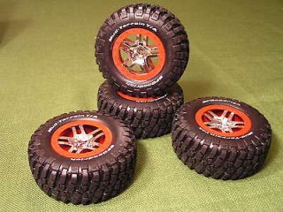 Traxxas Slash BFGoodrich Mud Terrain T/A Tires Pre Glued RED 2x4 VXL