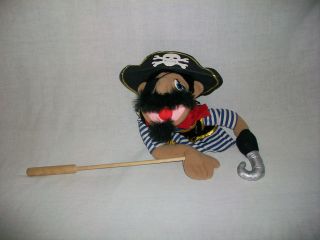 13 Muppets? Pirate Skull & Cross Bones Hat Hook PUPPET Stuffed Animal 