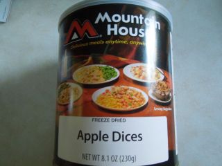 10 Can   Apple Dices   Mountain House Freeze Dried Emergency 