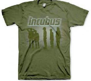 Incubus Washout Olive Officially Licensed Adult T Shirt S XXL