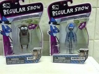   RIGBY & MORDECAI Cartoon Network Action Figures New   Moving Mouths