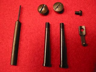   WWI Stock iron screws & spring set with Luger pin punch & grip screws