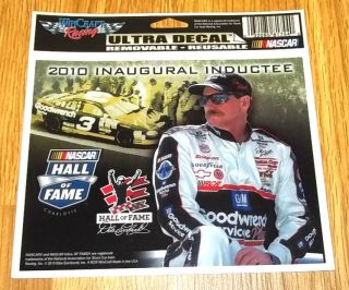 Dale Earnhardt #3 Hall of Fame Nascar Racing Ultra Decal Bumper 