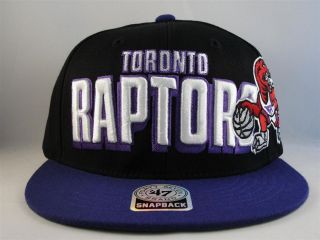   Hat Toronto Raptors Snapback Cap NBA XL Logo Basketball Adjustable