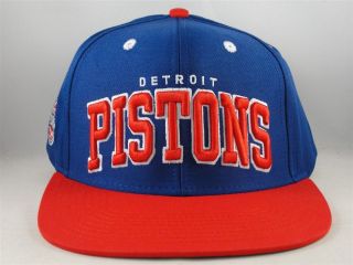 NBA DETROIT PISTONS RETRO FLAT BILL SNAPBACK HAT CAP GREEN UNDERBRIM 