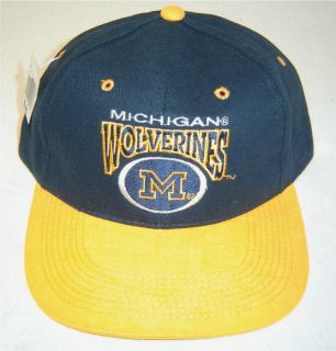 New NCAA Univ. of Michigan Wolverines Embroidered Adjustable Snapback 