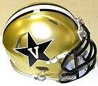   Commodores Riddell NCAA Football Replica Revolution SPEED Mini Helmet