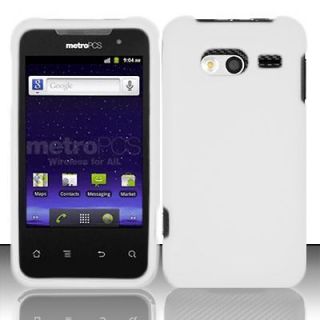   Activa 4G LTE M920 Hard Case Snap On Phone Cover White Rubberized Z