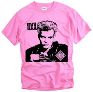 Billy Idol best new wave rock 80s 8 colors t shirt