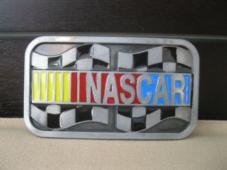 New NASCAR Belt Buckle Car Auto Racing Logo Emblem  from 