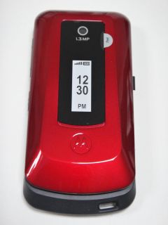 Genuine Net10 Motorola W408G RED Cell Phone   FOR PARTS  UNABLE TO 