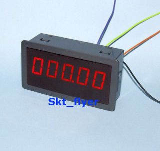  DIGITAL Red LED Frequency and Tachometer Rotate Speed Meter DC 12 24V