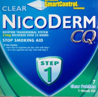   CQ STEP 1, Smart Control Nicorette 24 Hr. 21 MG Quit Nicotine Patches