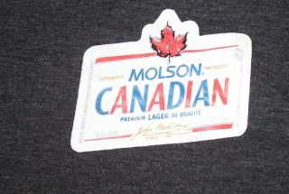 Vintage MOLSON CANADIAN BEER Promo T Shirt  sz XL LAGER
