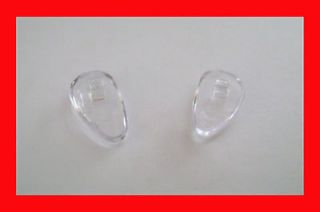   Pairs Silicone Eyeglass Nose Pads Oval Teardrop Screw on US seller
