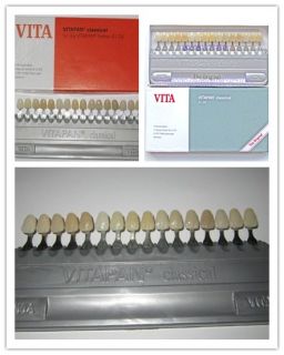 New VITA porcelain teeth denture oral dental 16 color shade guide X2