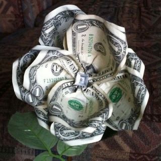 Exquisite Handmade Money Rose   Custom Made or 