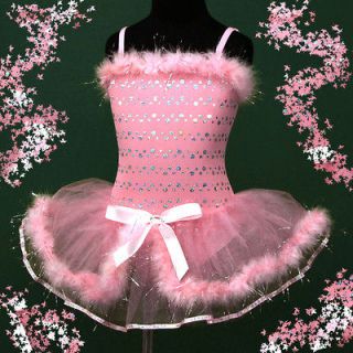   Dance Ballet Xmas Birthday Party Tutu Skirt Girls Dress 3 4y SZ S