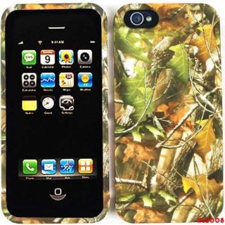   CAMO OAK GREEN LEAVES CELL PHONE PROTECTOR COVER CASE for IPHONE 5