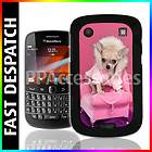 Cool Chihuahua Dog On Chair Hard Case Back Cover For Blackberry 9900