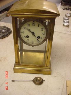 Crystal Regulator French Nice Clock, rounded top 